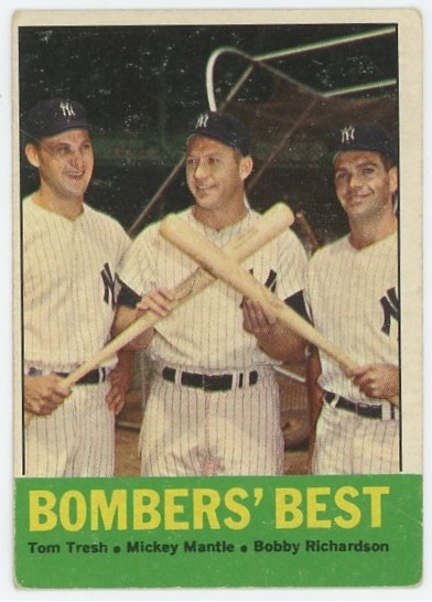 1963 Topps Bombers Best Mickey Mantle #173